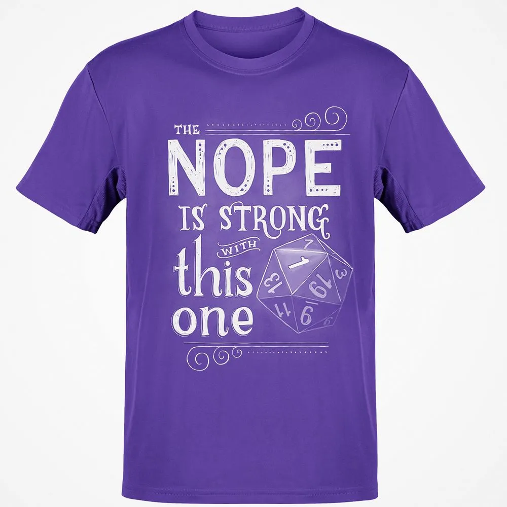 The NOPE is Strong with This One T-Shirt - Purple - 9
