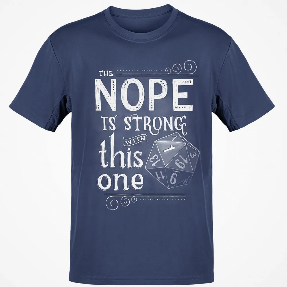 The NOPE is Strong with This One T-Shirt - Navy - 7