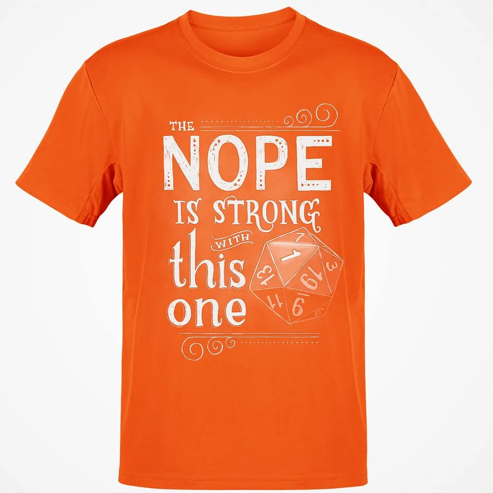 The NOPE is Strong with This One T-Shirt - Orange - 8