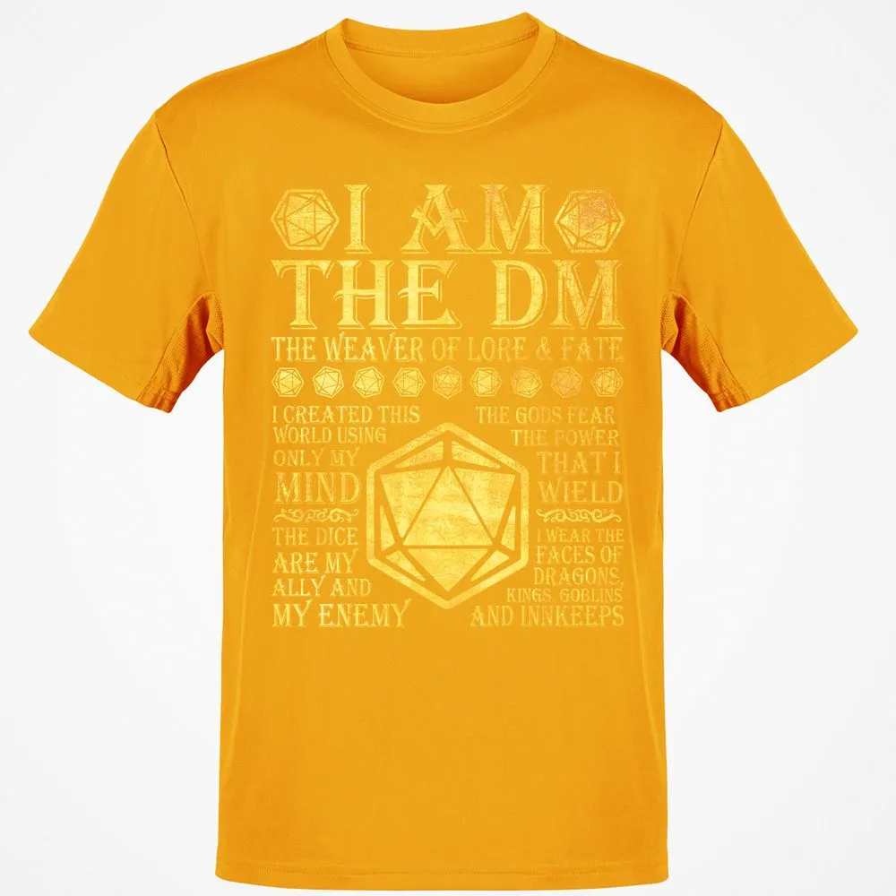I Am The DM T-Shirt - Gold - 4