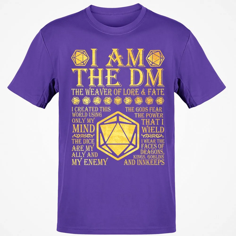 I Am The DM T-Shirt - Purple - 9