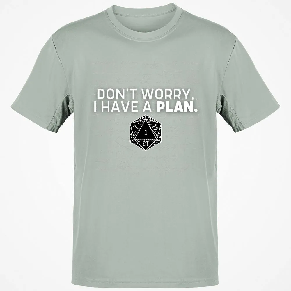 Don't Worry I Have A Plan T-Shirt - Ash - 2