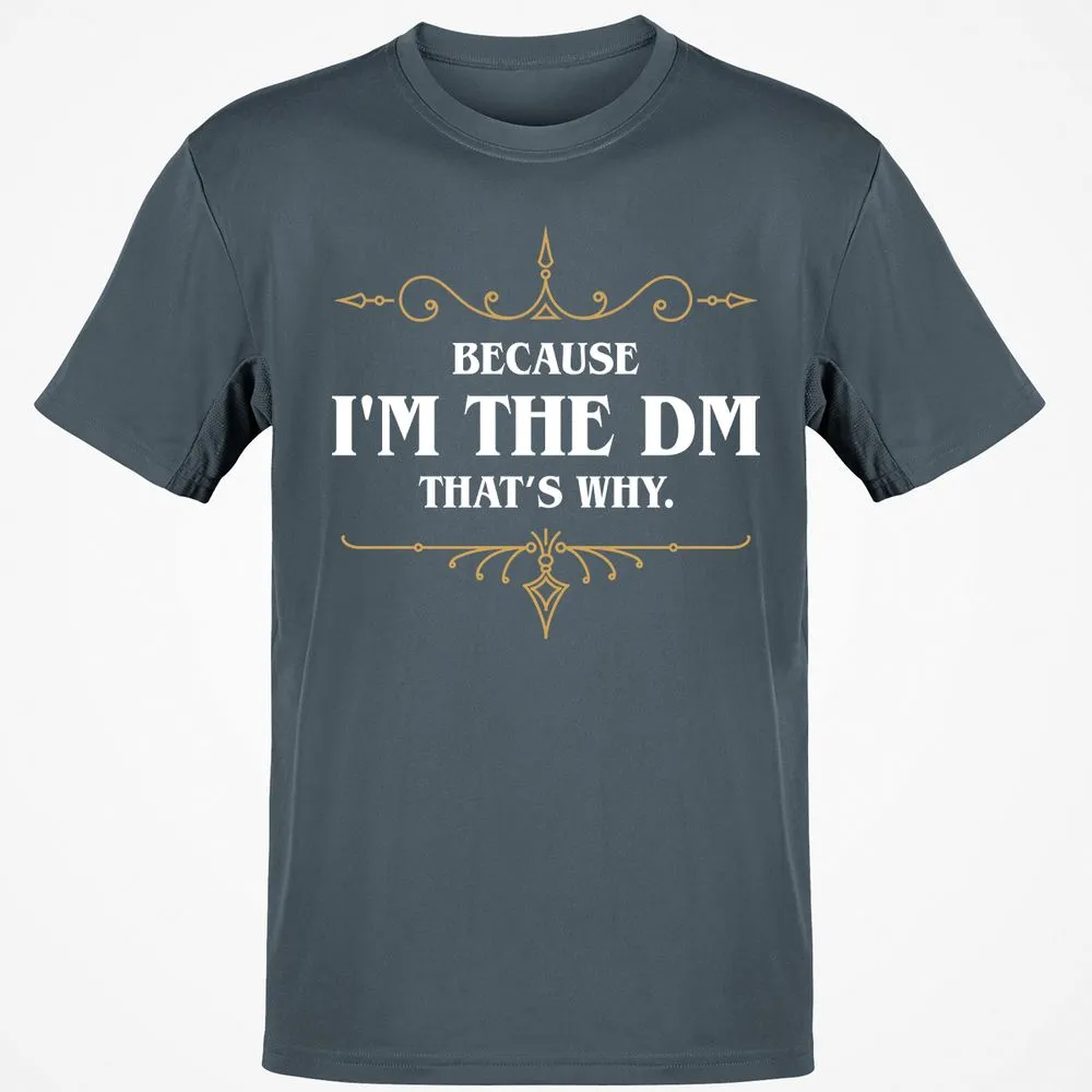 Because I'm the Master That's Why T-Shirt - Charcoal - 3