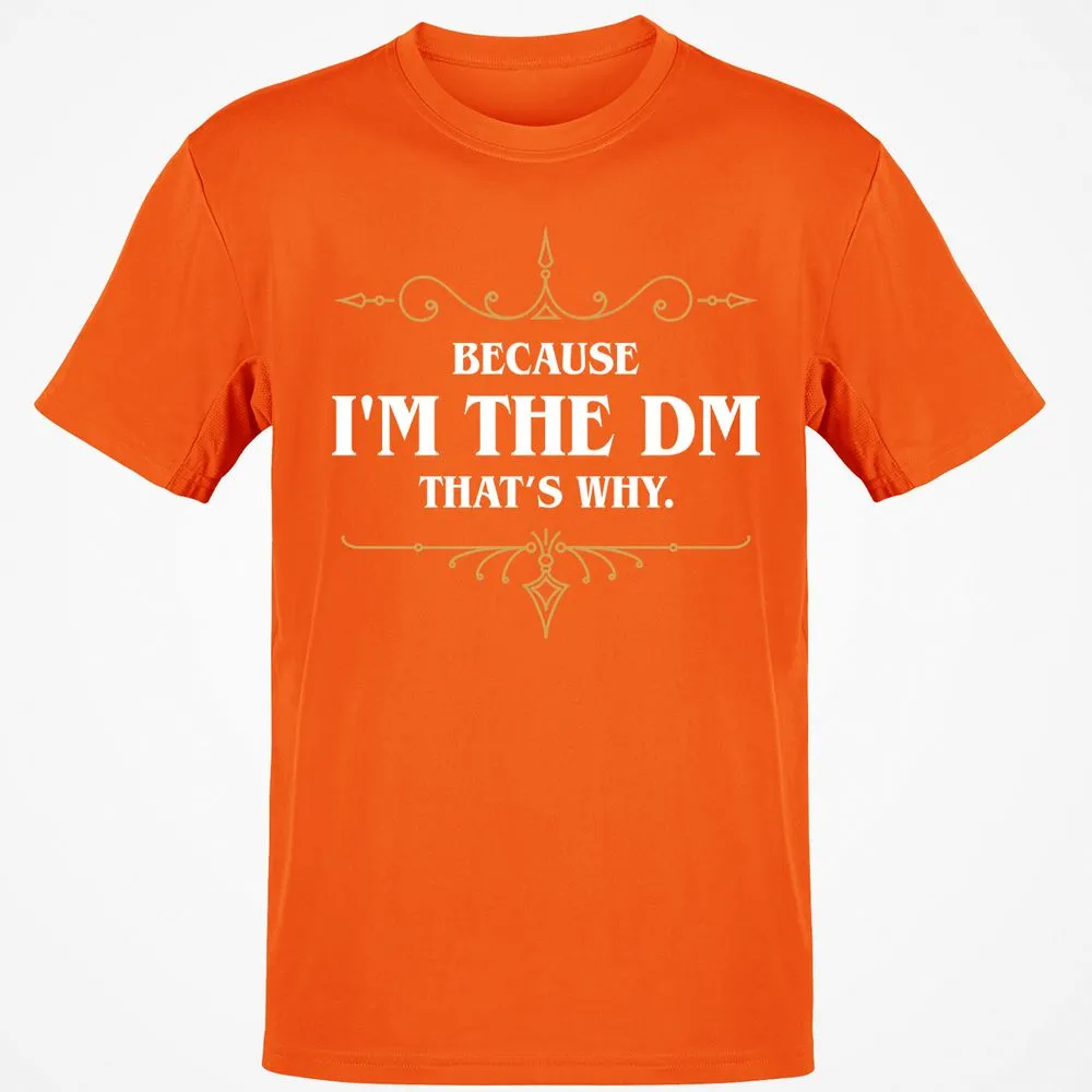 Because I'm the Master That's Why T-Shirt - Orange - 8