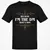 Because I'm the Master That's Why T-Shirt - Black - 1