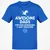 Awesome Dads Slay Dragons T-Shirt - Royal - 11