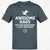 Awesome Dads Slay Dragons T-Shirt - Charcoal - 3