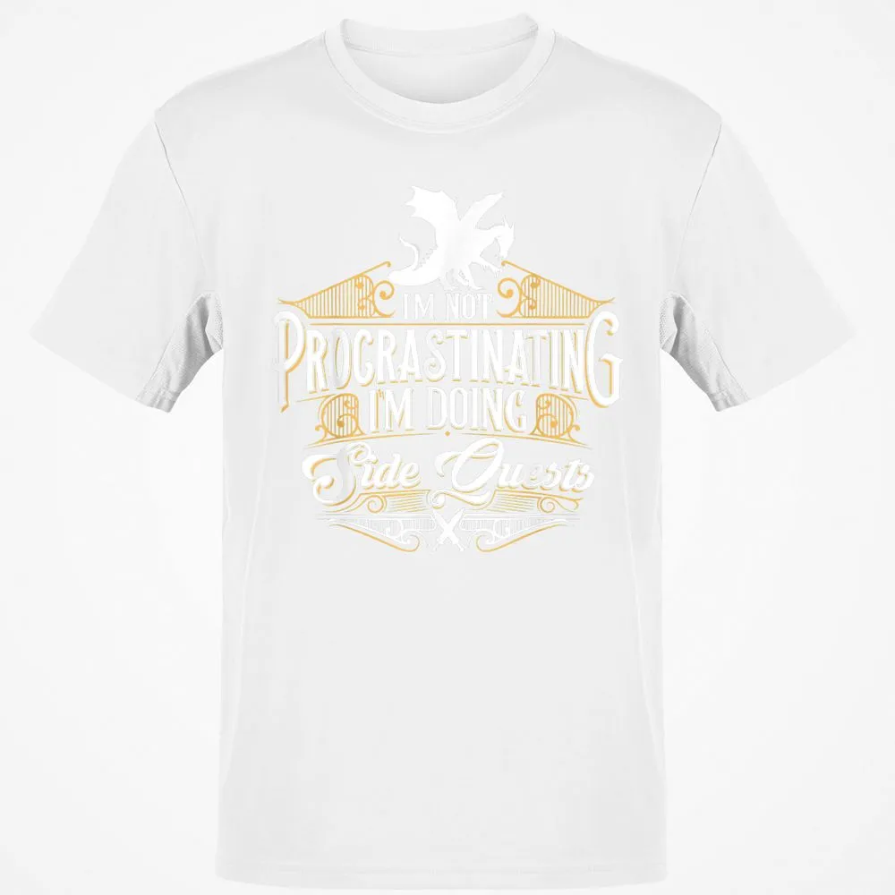 I'm Doing Side Quests T-Shirt - White - 12
