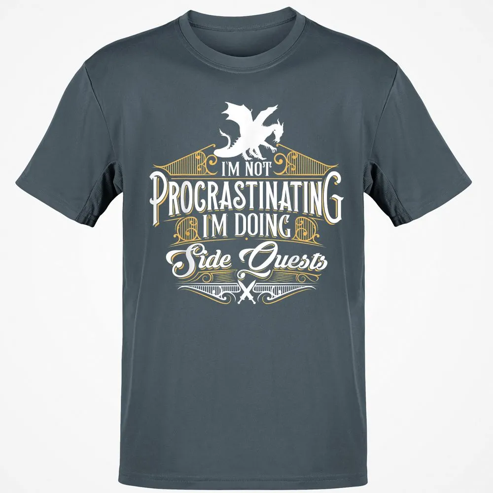 I'm Doing Side Quests T-Shirt - Charcoal - 3