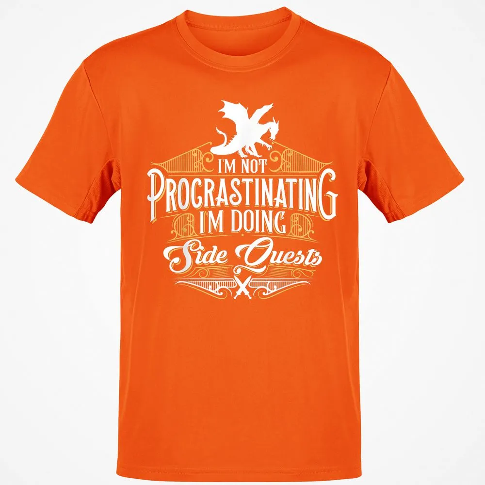 I'm Doing Side Quests T-Shirt - Orange - 8