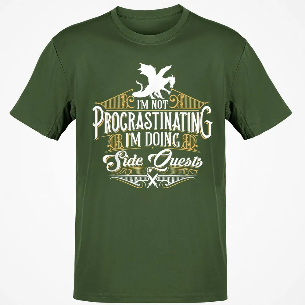 I'm Doing Side Quests T-Shirt - Military Green - 6