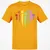 Dice Rainbow Heart Shape T-Shirt - Gold - 4