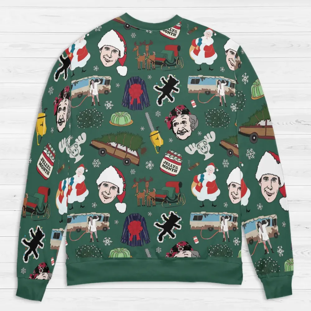Clark Griswold National Lampoon's Christmas Vacation All-over Print Sweatshirt - 4