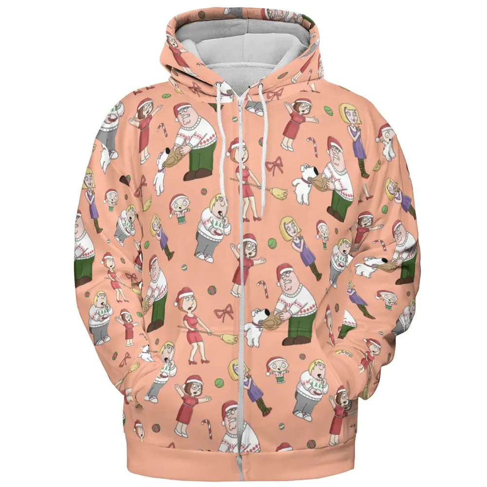 Griffin Christmas Family Guy All-over Print Hoodie - 4