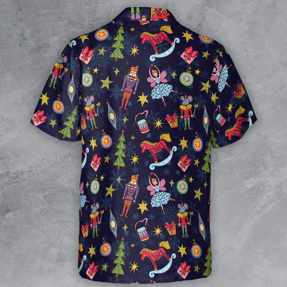 Circus Ballet The Nutcrackers Christmas Button Down Shirt - 3