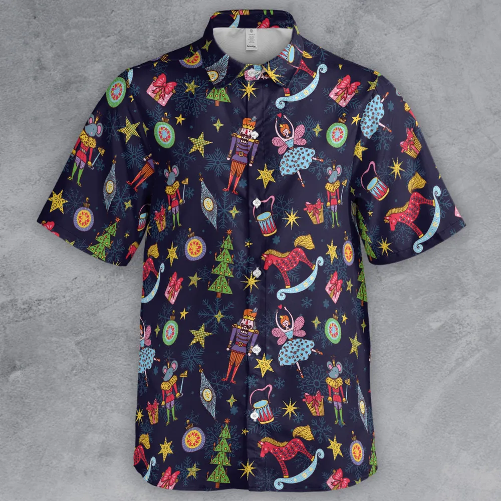 Circus Ballet The Nutcrackers Christmas Button Down Shirt - 2