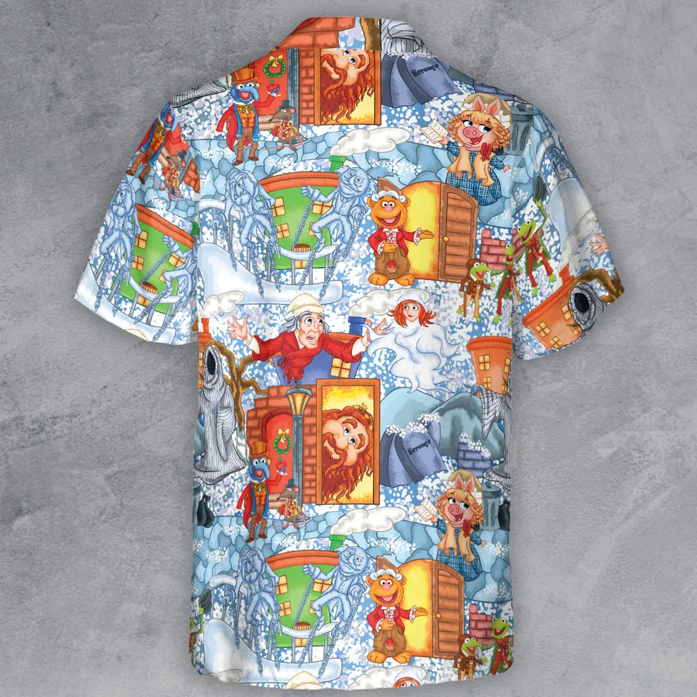 Carol Christmas The Muppet Carol Button Down Shirt - 3