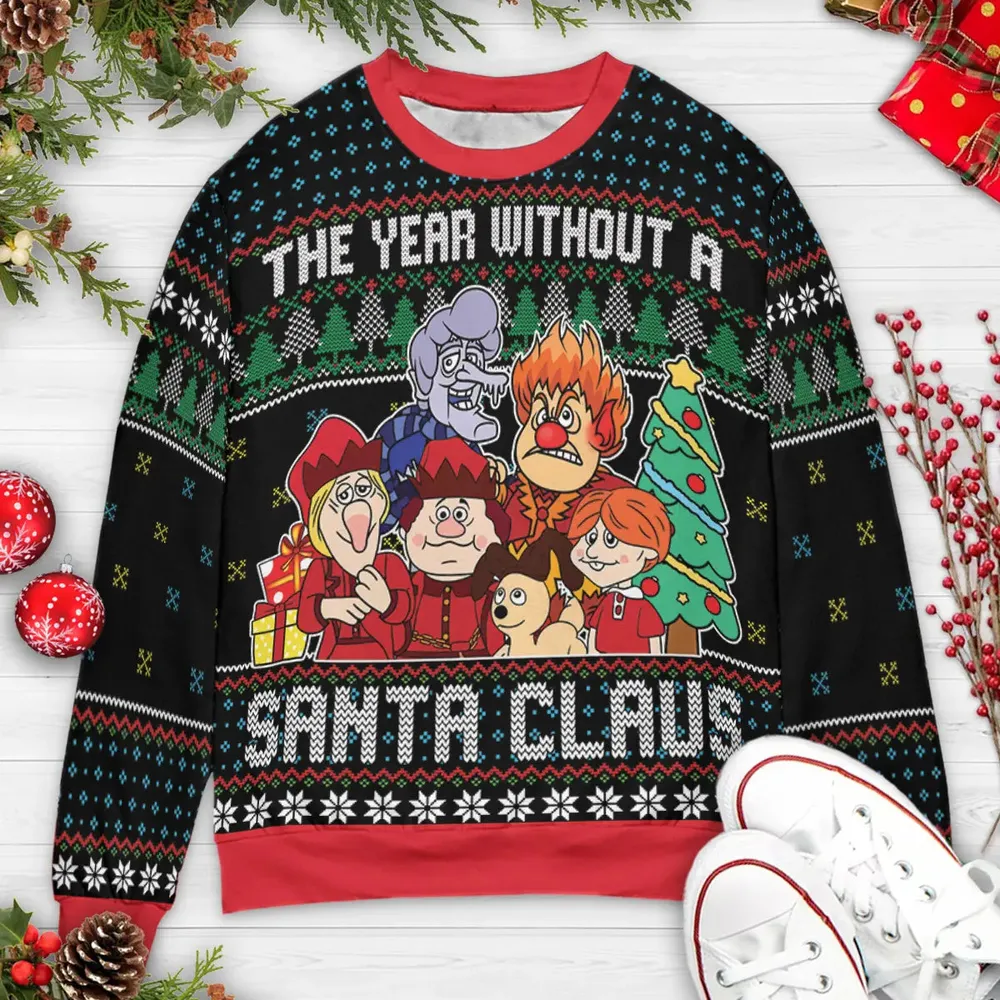 Timeless Holiday The Year Without a Santa Claus Ugly Christmas Sweatshirt - 3