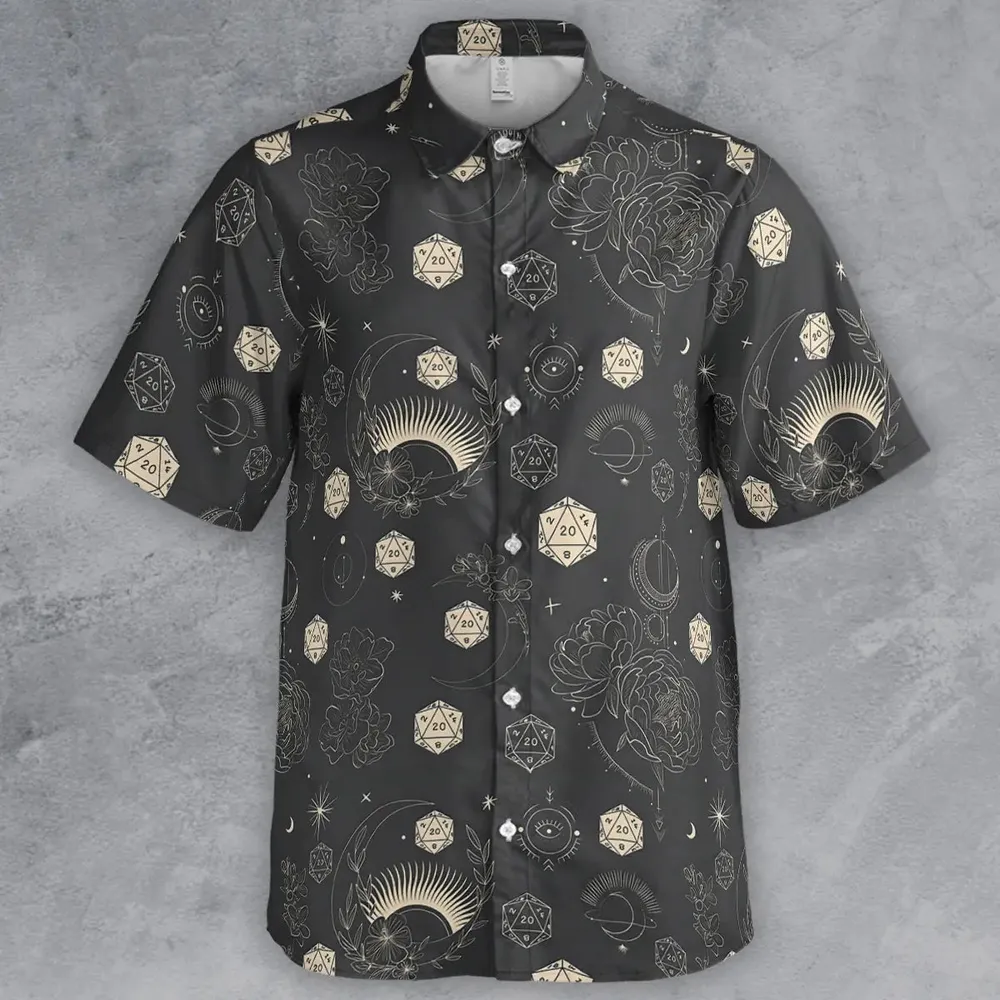 Explosion Dice Button Down Shirt - 2
