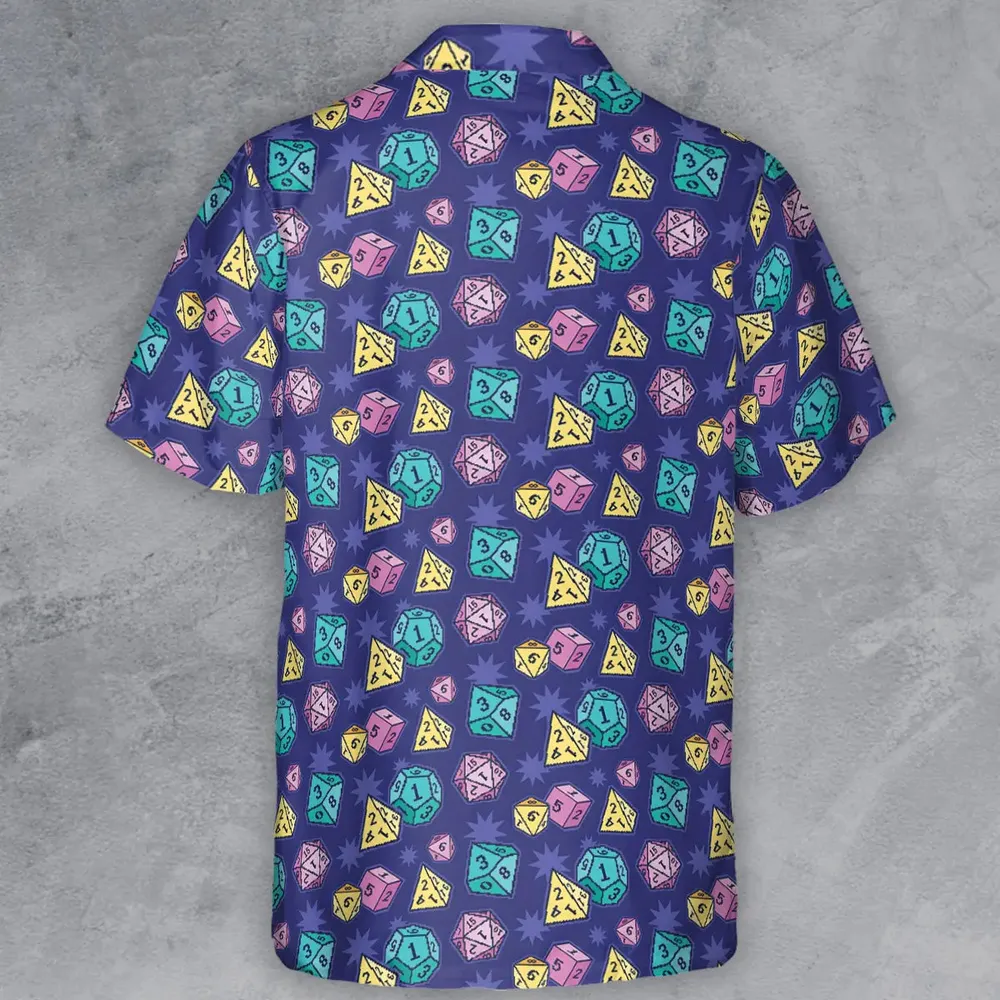 Pixel Dice Button Down Shirt - 3