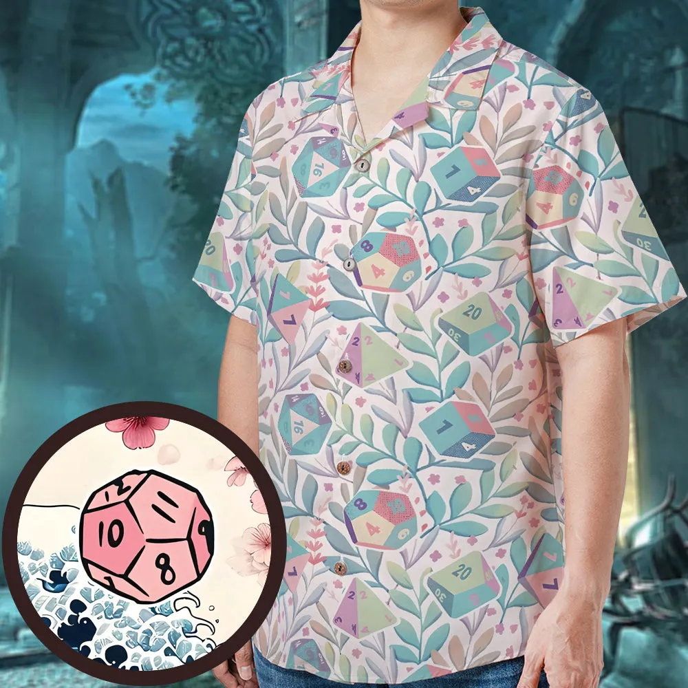 Soft Flower Dice Hawaiian Shirt - 1