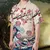 Pink Flower Dice Hawaiian Shirt - 2
