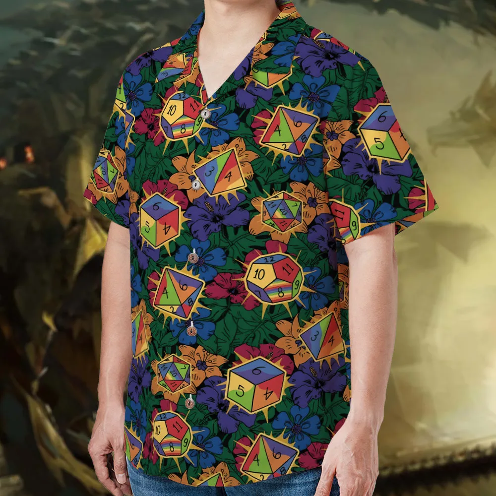 Rainbow Dice Hawaiian Shirt - 2