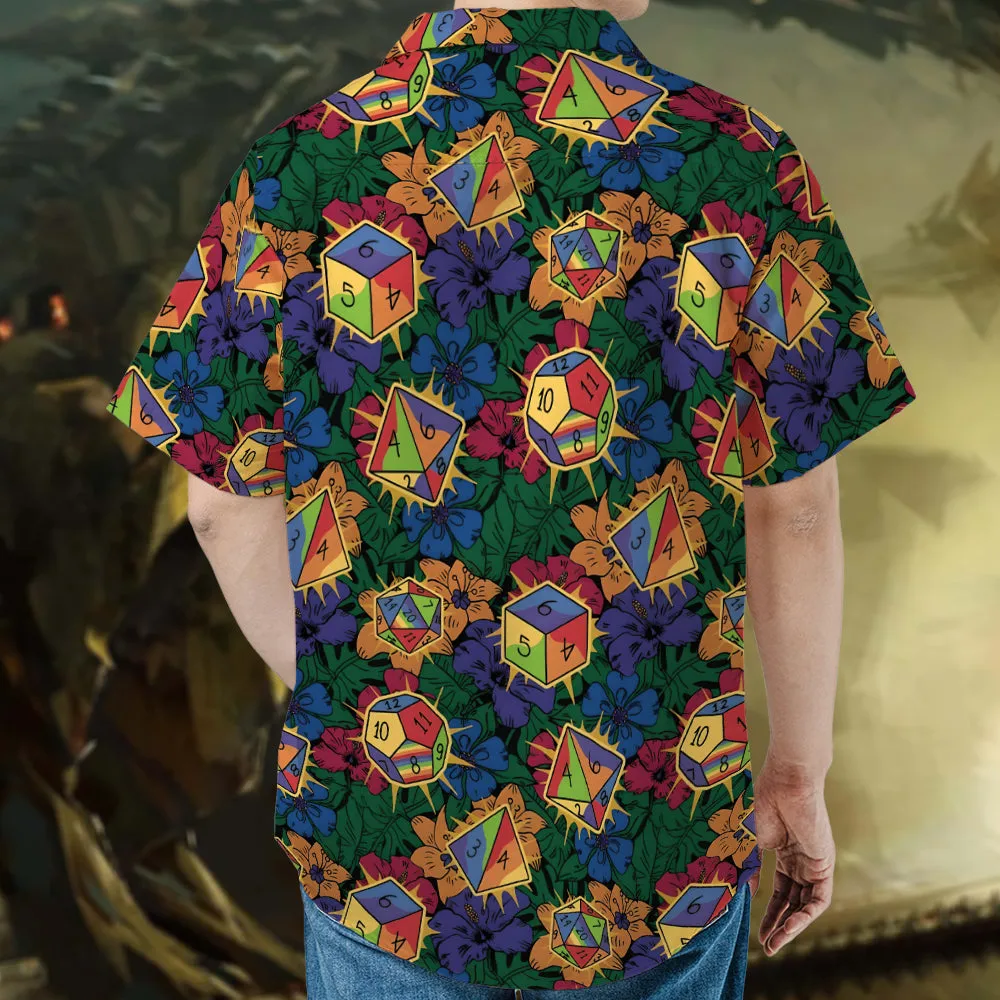 Rainbow Dice Hawaiian Shirt - 3