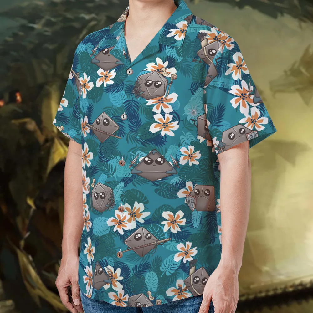 Kawaii Dice Hawaiian Shirt - 2