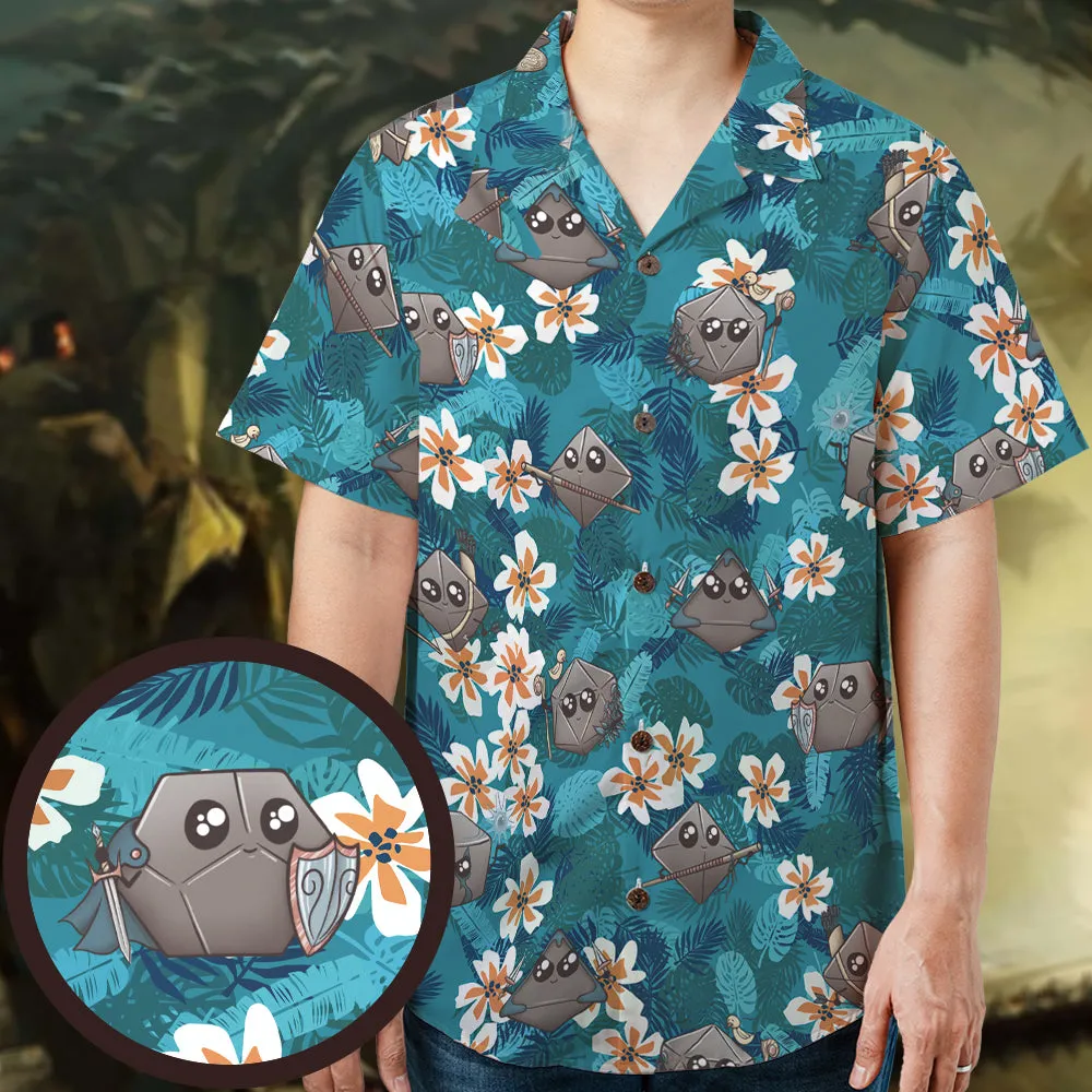 Kawaii Dice Hawaiian Shirt - 1