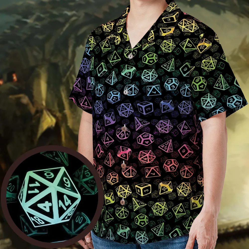 Classic Rainbow Dice Hawaiian Shirt - 1