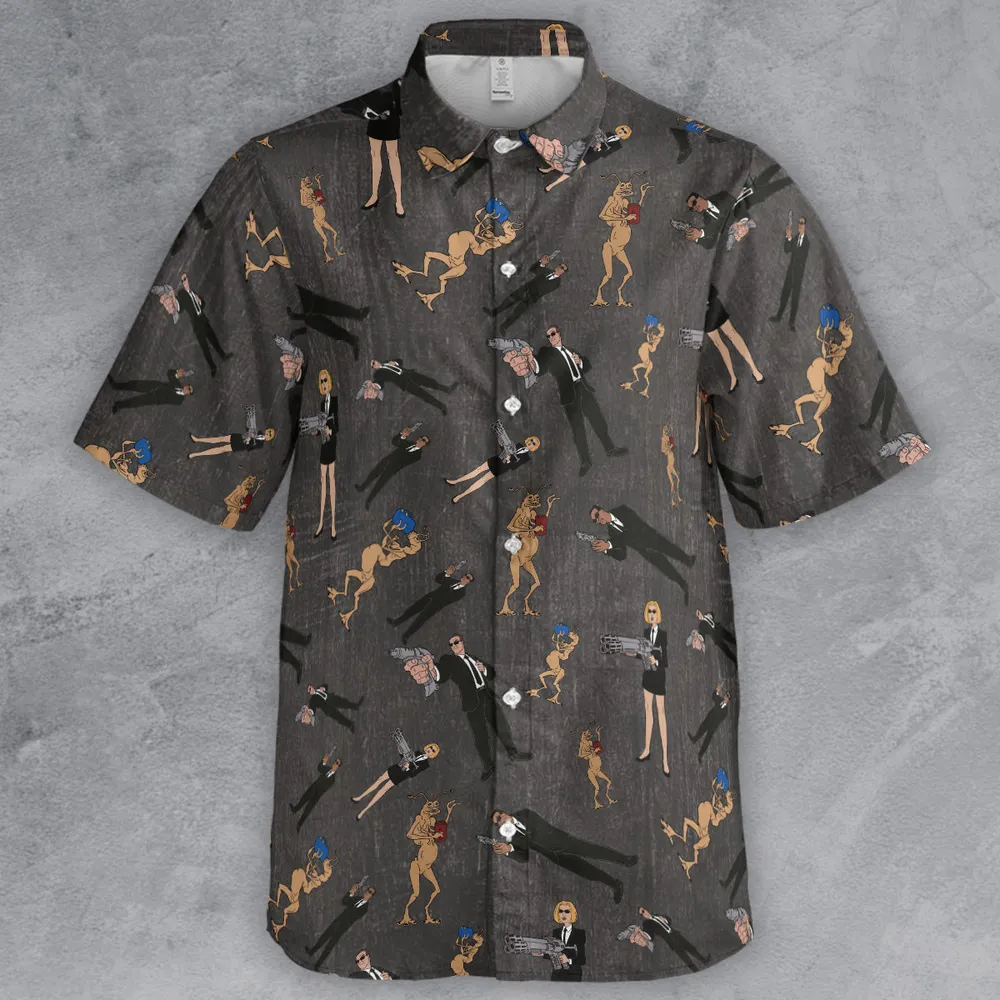 Men in Black: The Series Characters Button Down Shirt - 2