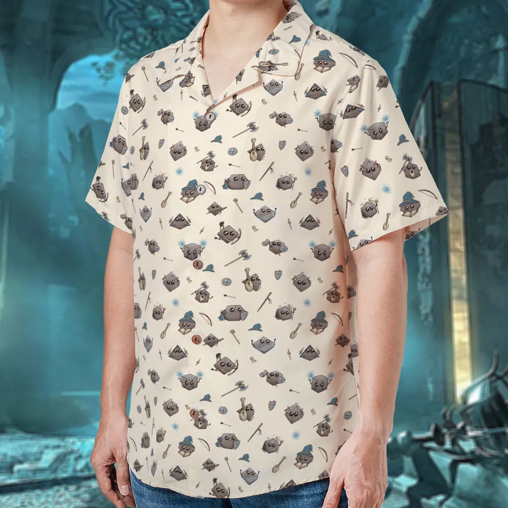 Classic Kawaii Dice Hawaiian Shirt - 2