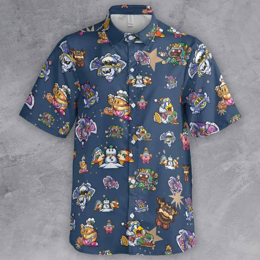 Dream Land Holiday Kirby Button Down Shirt - 2