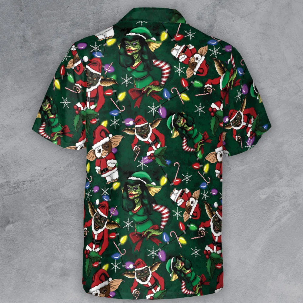 A Every Gremlin Christmas Button Down Shirt - 3