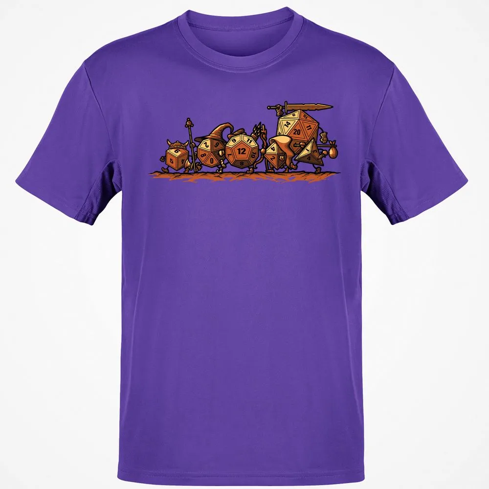 Fellowship Of The Dices T-Shirt - Purple - 9