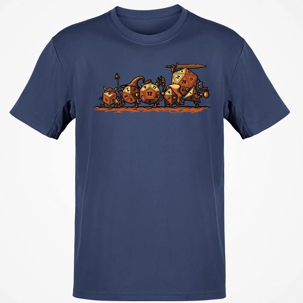 Fellowship Of The Dices T-Shirt - Navy - 7