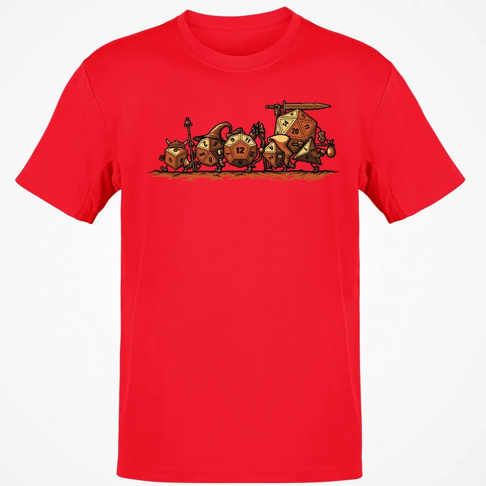 Fellowship Of The Dices T-Shirt - Red - 10