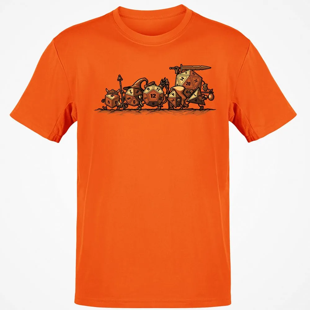 Fellowship Of The Dices T-Shirt - Orange - 8