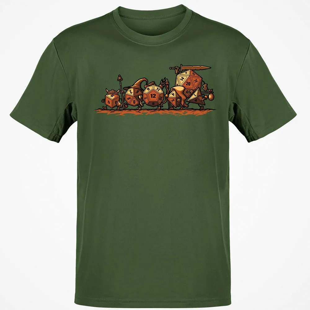Fellowship Of The Dices T-Shirt - Military Green - 6