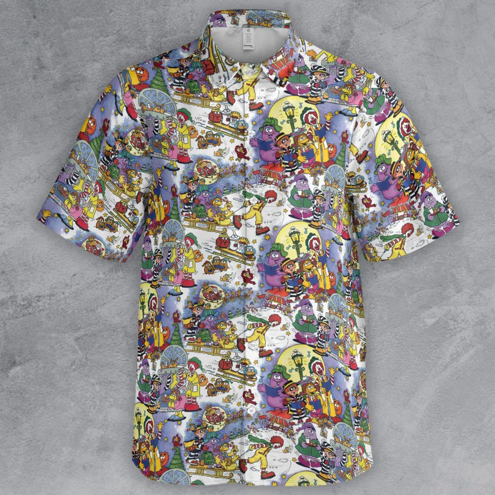 Winterfest Mcdonaldland Button Down Shirt - 2