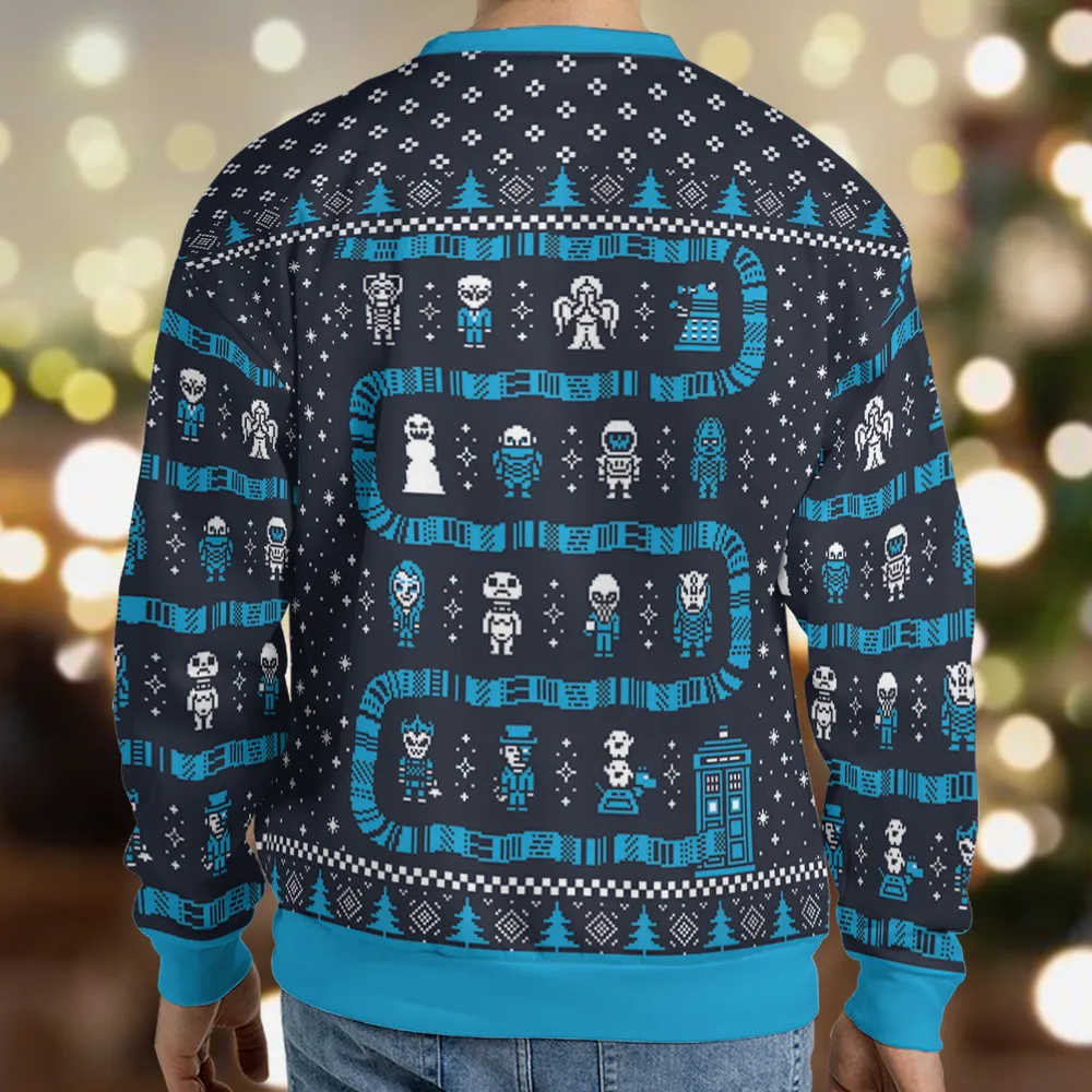 Who's Sweater is This Doctor Who Ugly Christmas Sweatshirt - 2
