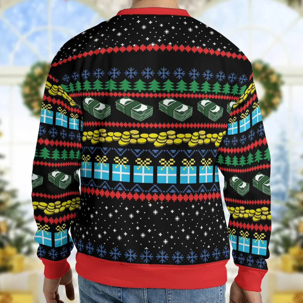 Bah! Humbug Dab Ugly Christmas Sweatshirt - 2