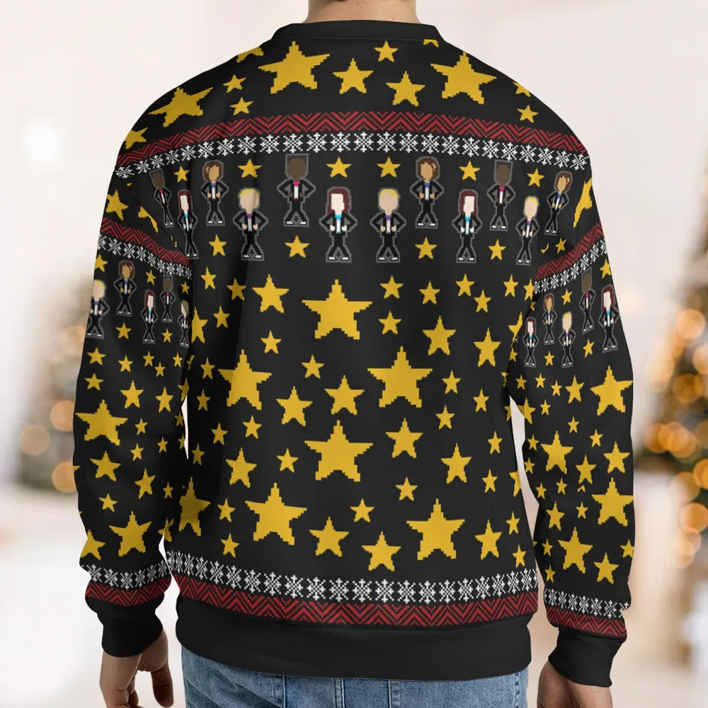 Rocky Horror Pixel Party Ugly Christmas Sweatshirt - 2
