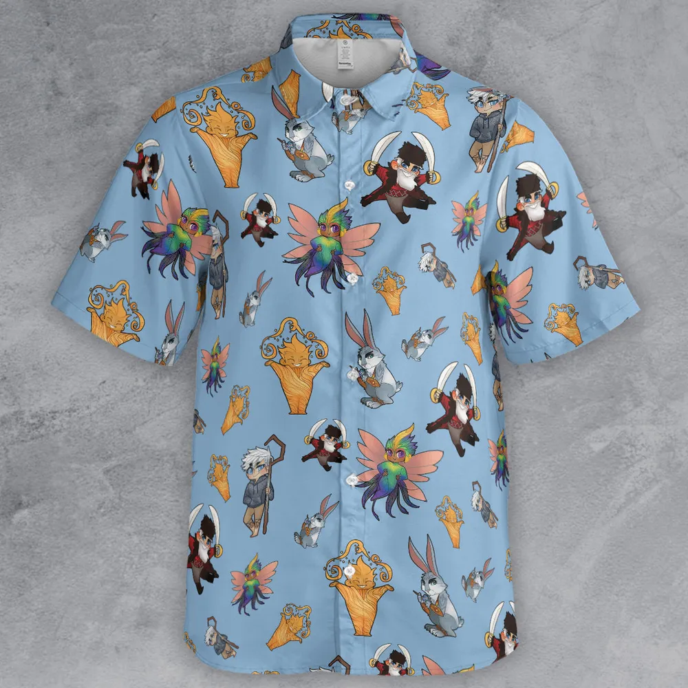 Rise of the Guardians Characters Button Down Shirt - 2