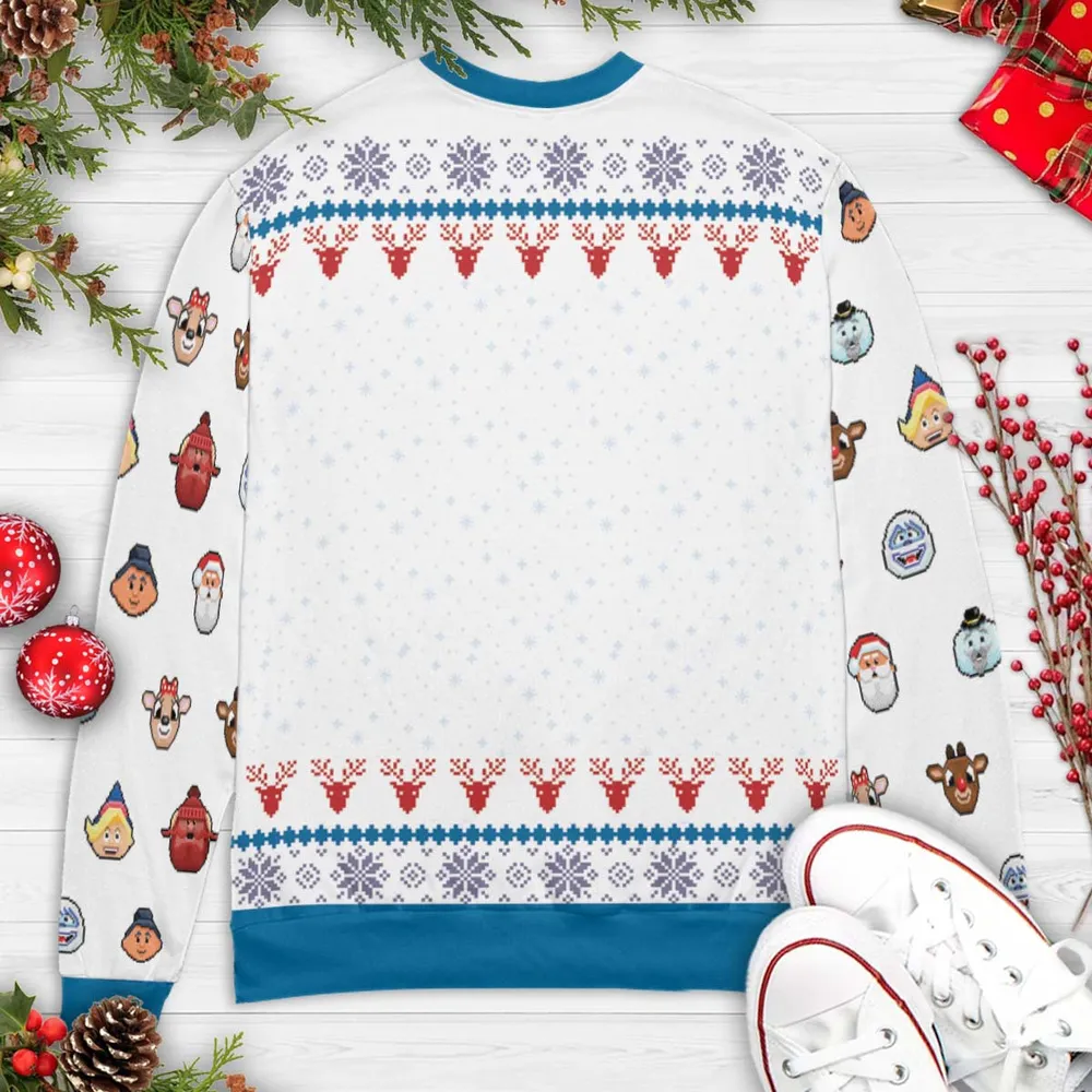 Bumbles Bounce Rudolph the Red-Nosed Reindeer Ugly Christmas Sweatshirt - 4