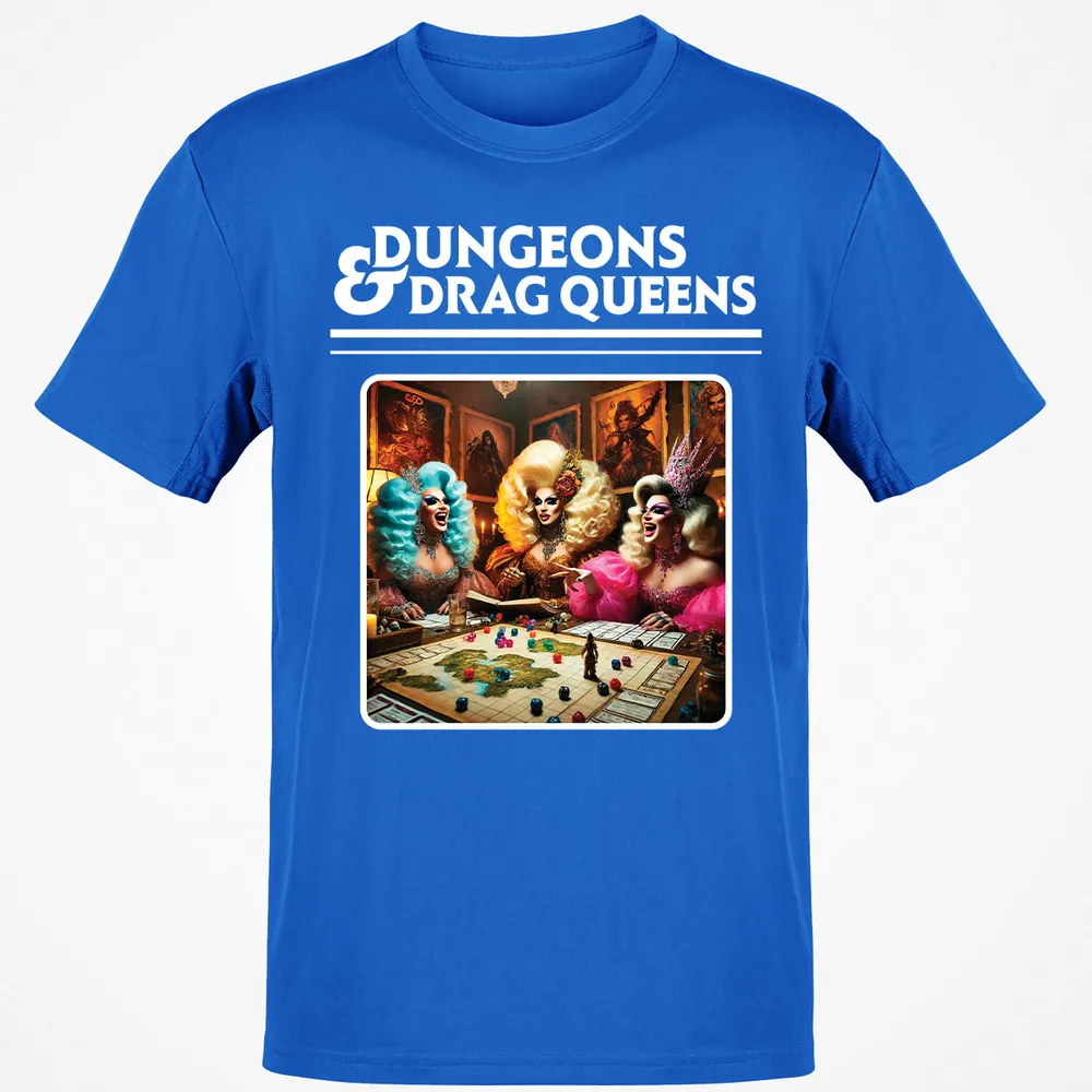 Dungeons & Drag Queens Classic Unisex T-Shirt - Royal - 11