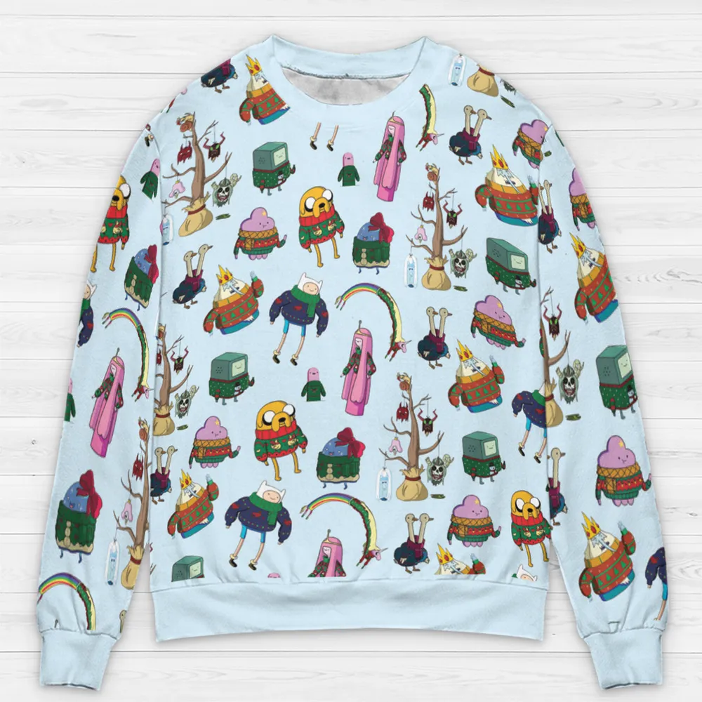 Ugly Sweater Adventure Time All-over Print Sweatshirt - 3
