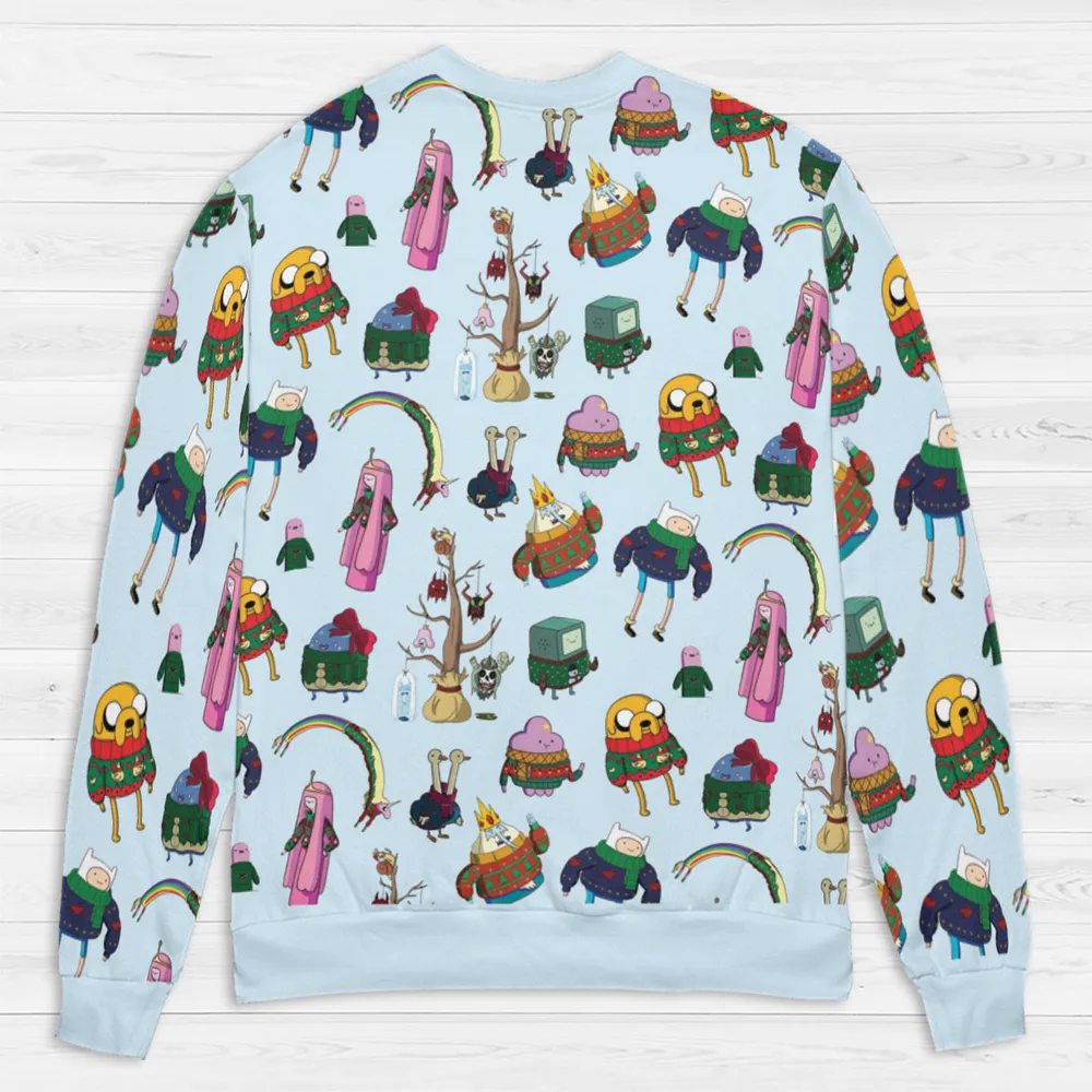 Ugly Sweater Adventure Time All-over Print Sweatshirt - 4