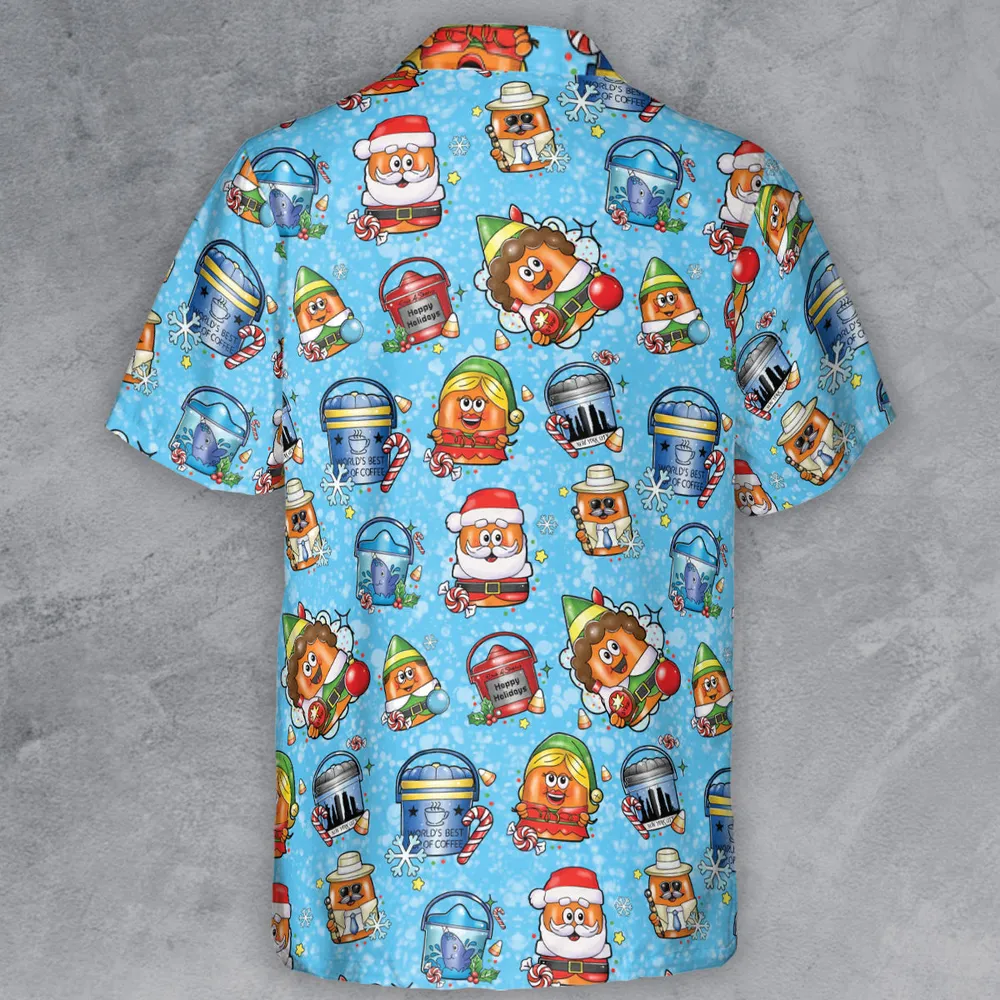 Elf Nugget Christmas Mcdonaldland Button Down Shirt - 3